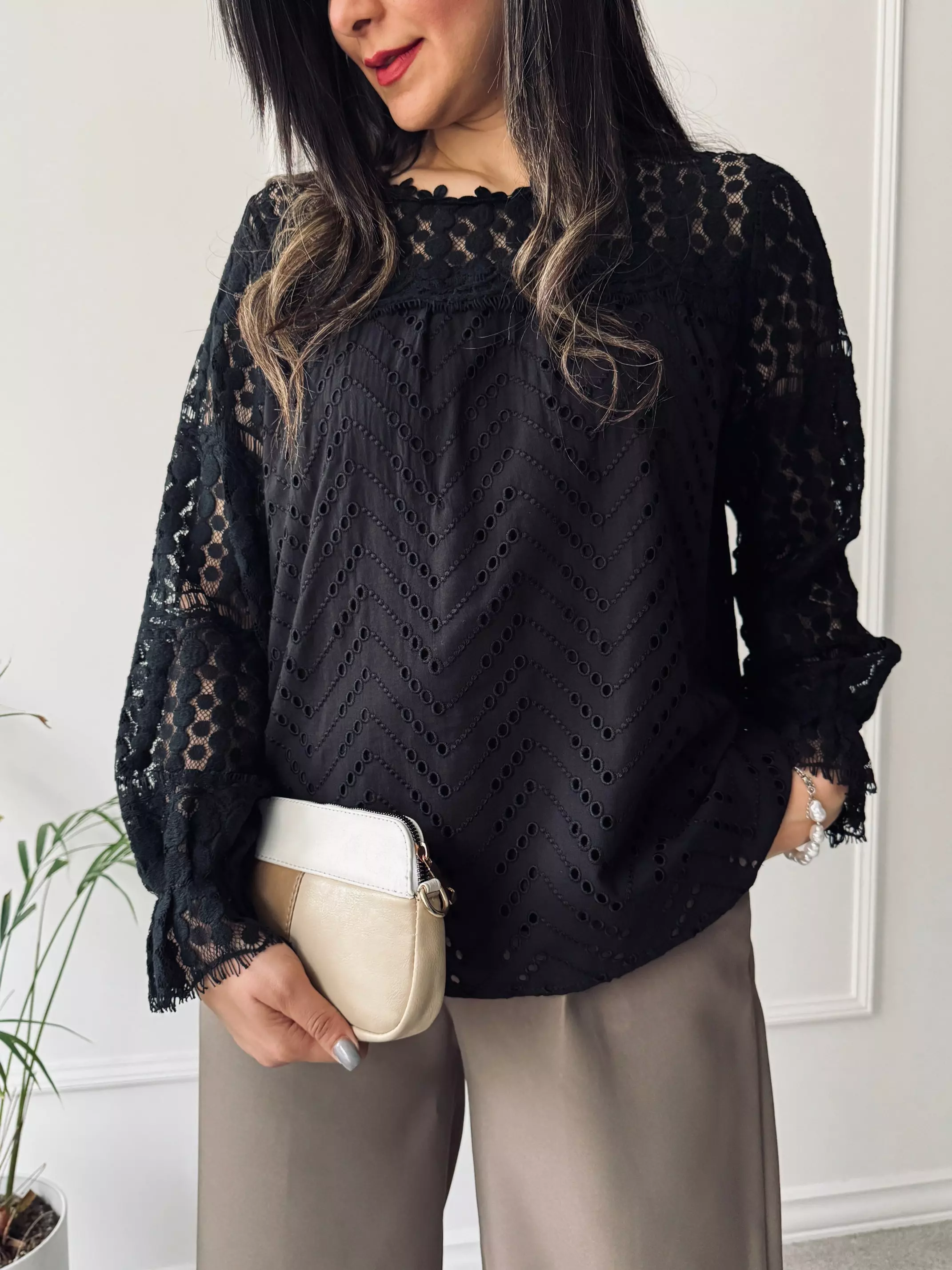 شومیز خامه دوزی گلسا